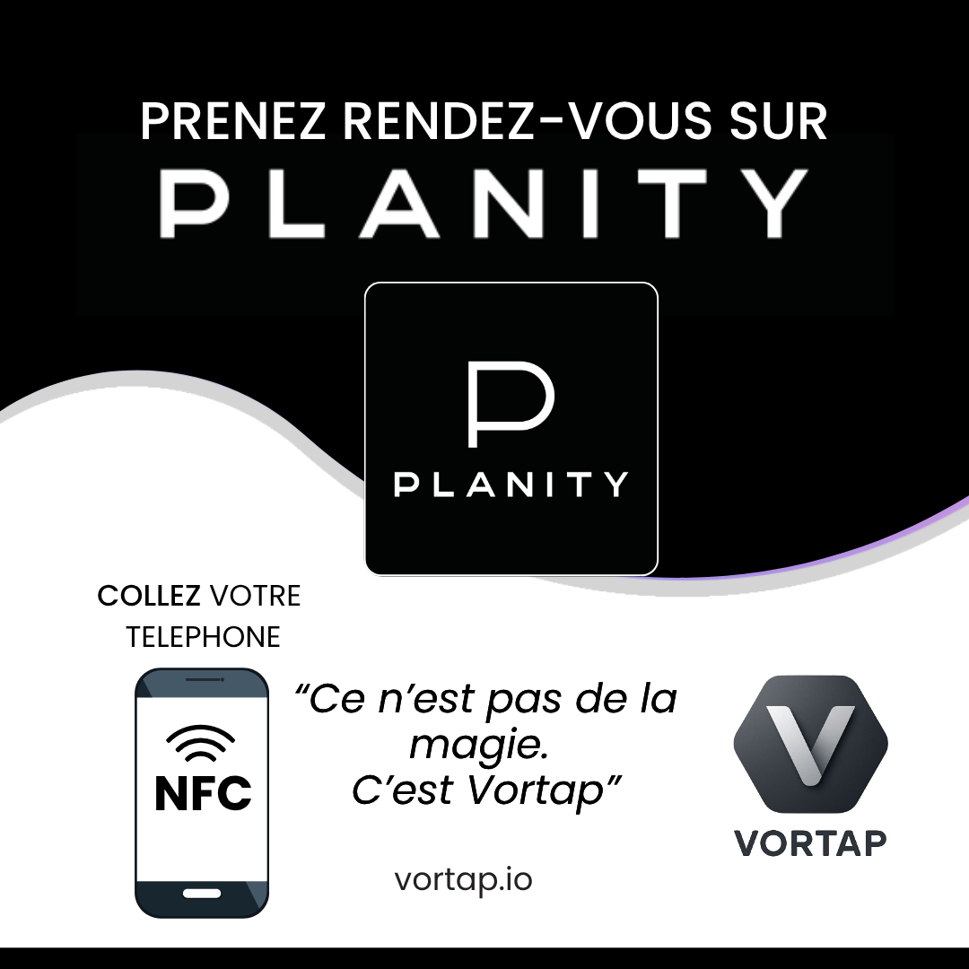 Plaque NFC Planity
